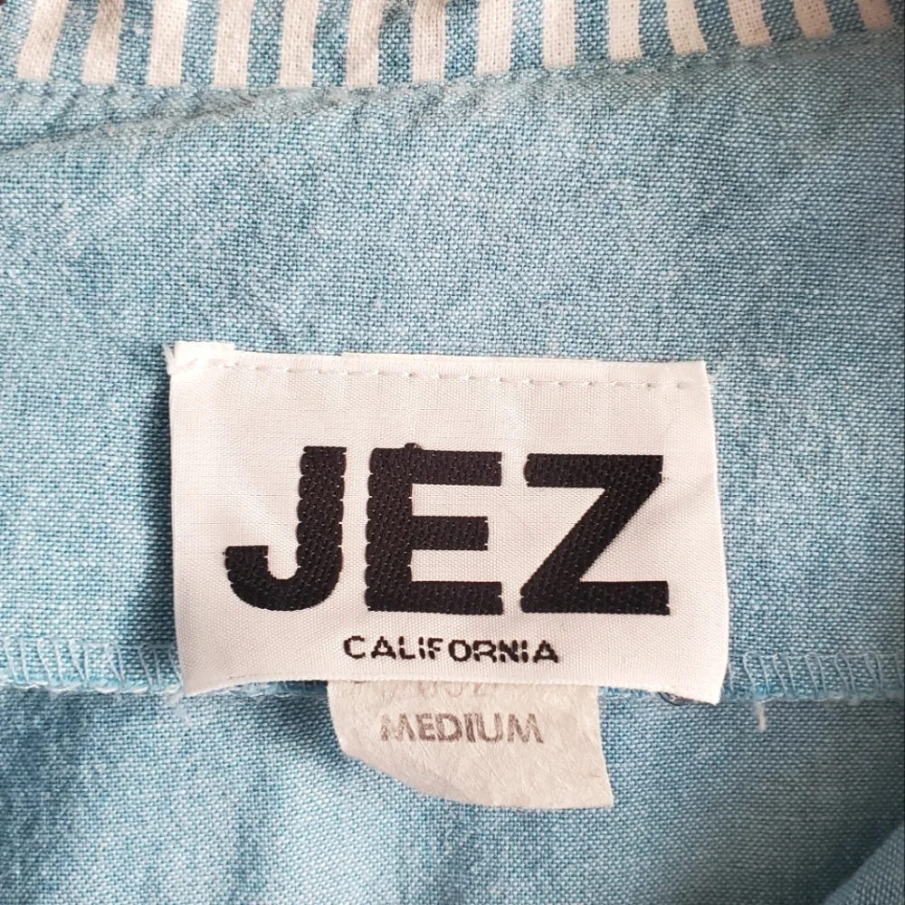 Vintage Striped Blue Jacket - Picture 8 of 9